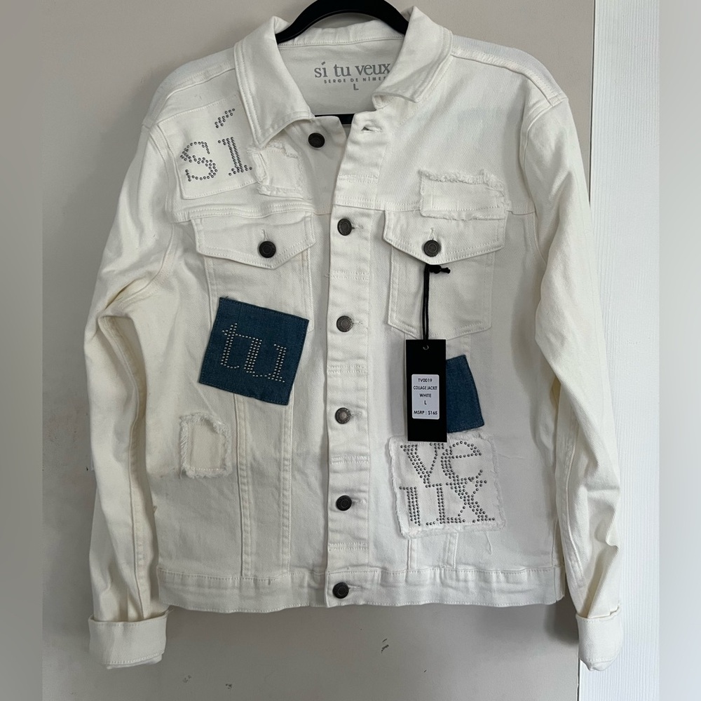 White Denim Jacket